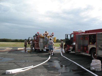Testing the hoses